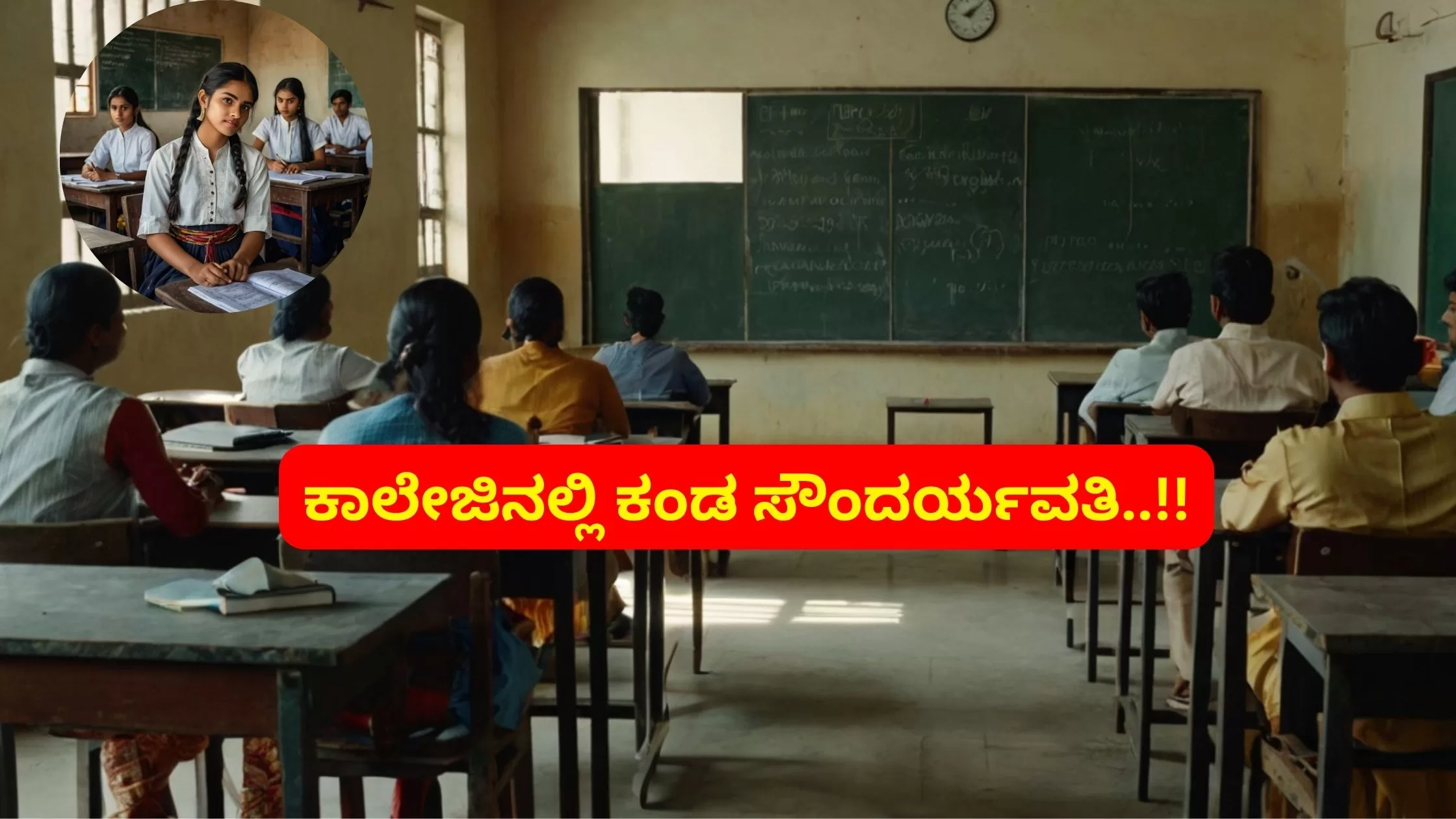 ಕಾಲೇಜಿನಲ್ಲಿ ಮೊದಲ ಬಾರಿಗೆ ಅರಳಿದ ಪ್ರೀತಿ..!!